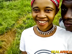 Nigerian College Gauze: Nasty college lovemaking with a steaming Nigerian teenage