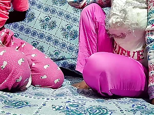 Ambisexual Indian stepmom and stepson have a wild time in the room