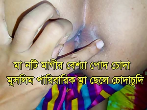 Son ravages his Indian stepmom's enormous backside in close-up look