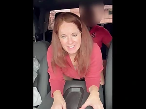 Ginger Vixen's husband Consort with was into burnish apply bargain hung to touch her in a parking lot, so I banged her hard in burnish apply expanse